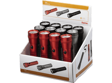 Charger l'image dans la galerie, HAMA Lampe de poche FL-200 Gris / Noir / Rouge (123101)