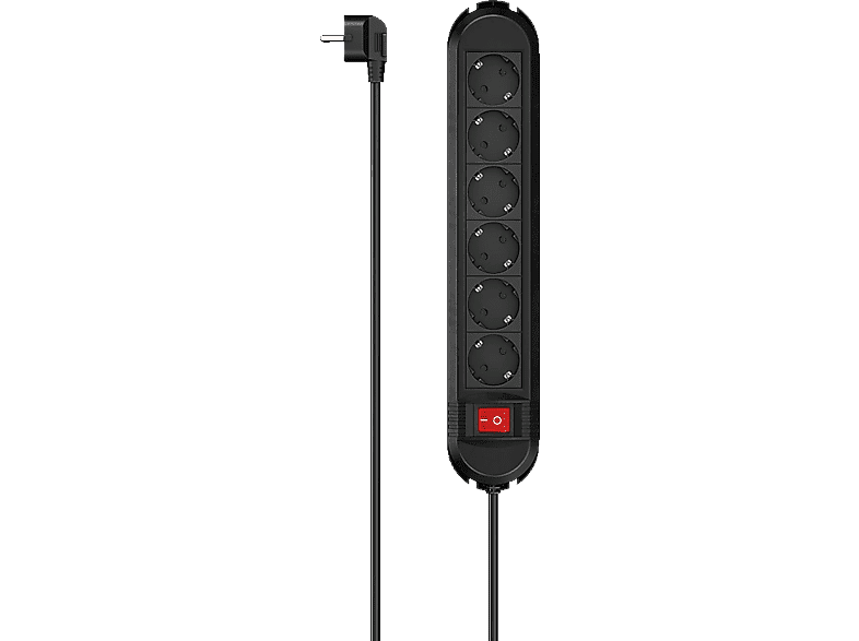Multiprise avec interrupteur 6 prises 1.5 m (00223037)