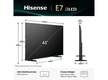 Charger l'image dans la galerie, HISENSE 43E71Q QLED 43" Ultra HD 4K (2025)