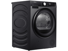 Charger l'image dans la galerie, Sèche-linge Hisense noir, vue de face.