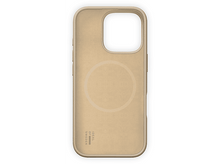 Charger l'image dans la galerie, Une coque de téléphone beige avec une zone circulaire au centre, sur fond blanc.