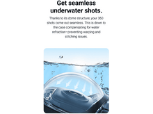 Charger l'image dans la galerie, Caméra sous-marine avec un dôme, évitant les problèmes de déformation et de couture.