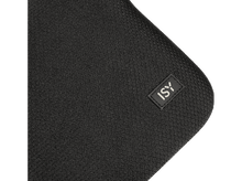 Charger l'image dans la galerie, Tapis noir avec surface texturée et logo 'ISY'.