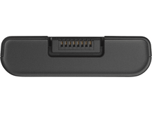 Charger l'image dans la galerie, Base de port de charge noire avec connecteur à 12 broches. Pas de fond.