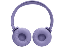 Charger l'image dans la galerie, Casque violet, vue de dessus. Les écouteurs sont visibles, ainsi que l'arceau. Fond clair.