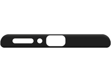 Charger l'image dans la galerie, Un étui de téléphone noir avec découpes pour caméra et ports, isolé sur blanc.