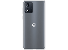 Charger l'image dans la galerie, Vue arrière d'un téléphone Motorola. Gris avec un cadre blanc et une caméra à double objectif.