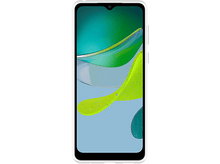 Charger l'image dans la galerie, Smartphone blanc avec un écran affichant un design abstrait.