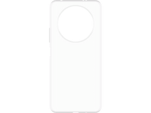 Charger l'image dans la galerie, Une coque de téléphone blanche avec une découpe circulaire pour l'appareil photo. Le fond est noir.