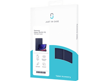 Charger l'image dans la galerie, Boîte avec étui et tablette. Texte : Just in Case, Samsung Galaxy Tab S9/FE TriFold Case.