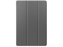 Charger l'image dans la galerie, Une housse de tablette grise à trois volets.