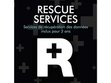 Charger l'image dans la galerie, Affiche avec le mot RESCUE et une croix.