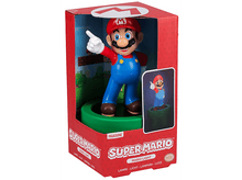 Charger l'image dans la galerie, Figurine de Super Mario dans une boîte, rouge et bleu. Mario pointe vers l'avant.