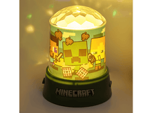 Charger l'image dans la galerie, Une lampe sur le thème de Minecraft avec des personnages sur le côté.