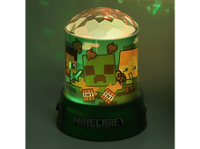 Charger l'image dans la galerie, Lampe sur le thème de Minecraft avec boule disco rotative, avec des personnages et du TNT.
