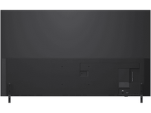 Charger l'image dans la galerie, Vue arrière d'un téléviseur noir avec pieds, ports et logo.