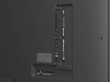 Charger l'image dans la galerie, Arrière d'un téléviseur noir, ports visibles, sur fond blanc.