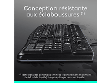 Charger l'image dans la galerie, LOGITECH Clavier K120 AZERTY Noir (920-002482)