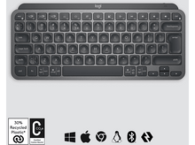 Charger l'image dans la galerie, LOGITECH Clavier sans fil MX Keys Mini Illuminated QWERTZU Graphite (920-010485)
