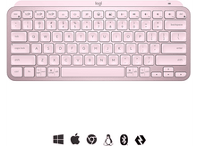 Charger l'image dans la galerie, LOGITECH Clavier sans fil MX Keys Mini Illuminated QWERTZU Pink (920-010487)