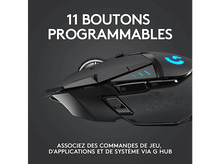 Charger l'image dans la galerie, LOGITECH Souris gaming sans fil G502 Lightspeed Noir (910-005568)