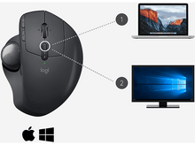 Charger l'image dans la galerie, LOGITECH Souris sans fil trackball MX Ergo Advanced Noir (910-005179)