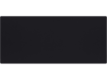 Charger l'image dans la galerie, Tapis de souris rectangulaire noir Logitech. Le logo 'G' de Logitech est en bas à droite. Fond sombre.