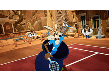 Charger l'image dans la galerie, Wile E. Coyote jouant au tennis, scène de dessin animé.