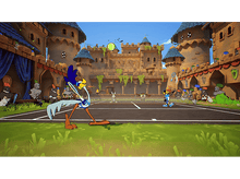 Charger l'image dans la galerie, Bip Bip et Coyote jouant au tennis dans un château.