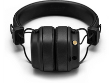 Charger l'image dans la galerie, Casque Marshall noir, vue de dessus, fond blanc.