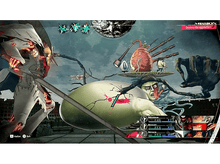 Charger l'image dans la galerie, Une scène de jeu fantastique. Une grande créature en forme d'œuf est attaquée par des robots et une créature avec des cornes.