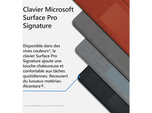 Charger l'image dans la galerie, Housses de clavier Microsoft Surface Pro Signature. Rouge, gris et noir en disposition diagonale.