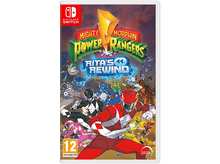 Charger l'image dans la galerie, Jaquette de jeu Nintendo Switch. Titre : Mighty Morphin Power Rangers: Rita's Rewind. Avec les Power Rangers.