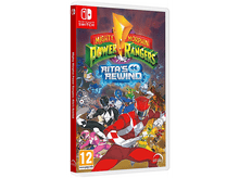 Charger l'image dans la galerie, Boîtier de jeu. Jeu Mighty Morphin Power Rangers. Power Rangers rouge, noir, rose et bleu sur la couverture.