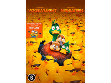 Charger l'image dans la galerie, Affiche de film avec des canards et du texte. Canard vert au centre. Beaucoup de canards en caoutchouc jaunes en arrière-plan.