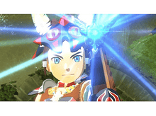 Charger l'image dans la galerie, Un personnage de dessin animé tenant une arme lumineuse, avec des effets de lumière bleue.