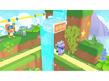 Charger l'image dans la galerie, Scène de dessin animé. Personnages près d'une cascade.