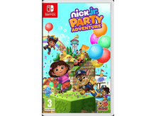 Charger l'image dans la galerie, Boîte de jeu Nintendo Switch. Couverture colorée avec des personnages de dessins animés et un thème de fête.