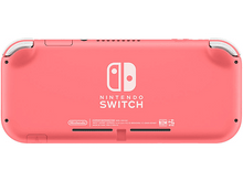 Charger l'image dans la galerie, Vue arrière de la console Nintendo Switch Lite rose, logo et texte.