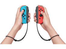 Charger l'image dans la galerie, NINTENDO Switch Paire de manettes Joy-Con rouge néon/bleu néon