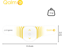 Charger l'image dans la galerie, Un appareil paingone blanc et jaune avec des mesures et le poids de 15 grammes affichés.