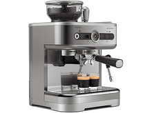 Charger l'image dans la galerie, Une machine à café Philips Barista Brew argentée avec deux espressos.
