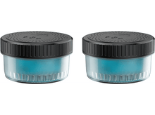 Charger l'image dans la galerie, Deux recharges de désodorisant bleu et noir. Fond blanc.