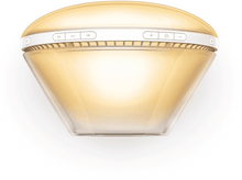 Charger l'image dans la galerie, Une lampe de réveil Philips, avec une lueur jaune, des commandes blanches et une base transparente.