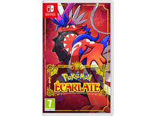Charger l'image dans la galerie, Boîte de jeu Nintendo Switch : Pokémon Écarlate, avec une créature rouge en forme de dragon.