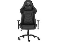 Charger l'image dans la galerie, QWARE Chaise gamer Alpha Noir (QW GS-375BL) Chaise gaming Noir