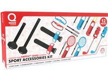 Charger l'image dans la galerie, Une boîte d'accessoires de sport. Contient des clubs de golf, des raquettes de tennis, des bracelets, etc.