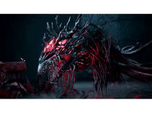 Charger l'image dans la galerie, Monstre avec des yeux et des dents rougeoyants dans un environnement sombre.