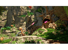 Charger l'image dans la galerie, Une scène de jeu avec un personnage tirant sur un monstre près d'un arbre.