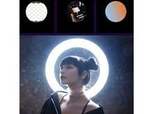 Charger l'image dans la galerie, Anneau lumineux Lumen LED bicolor (28522)